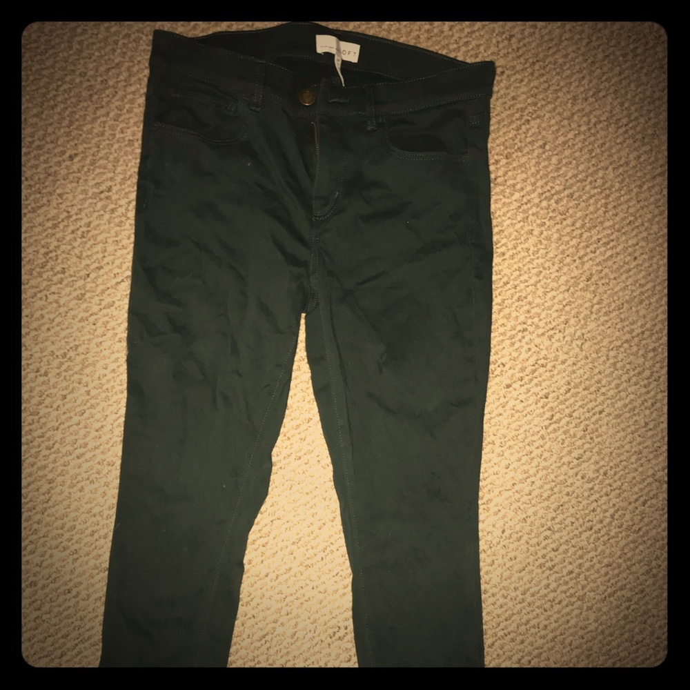 Green legging/jeggings from Loft